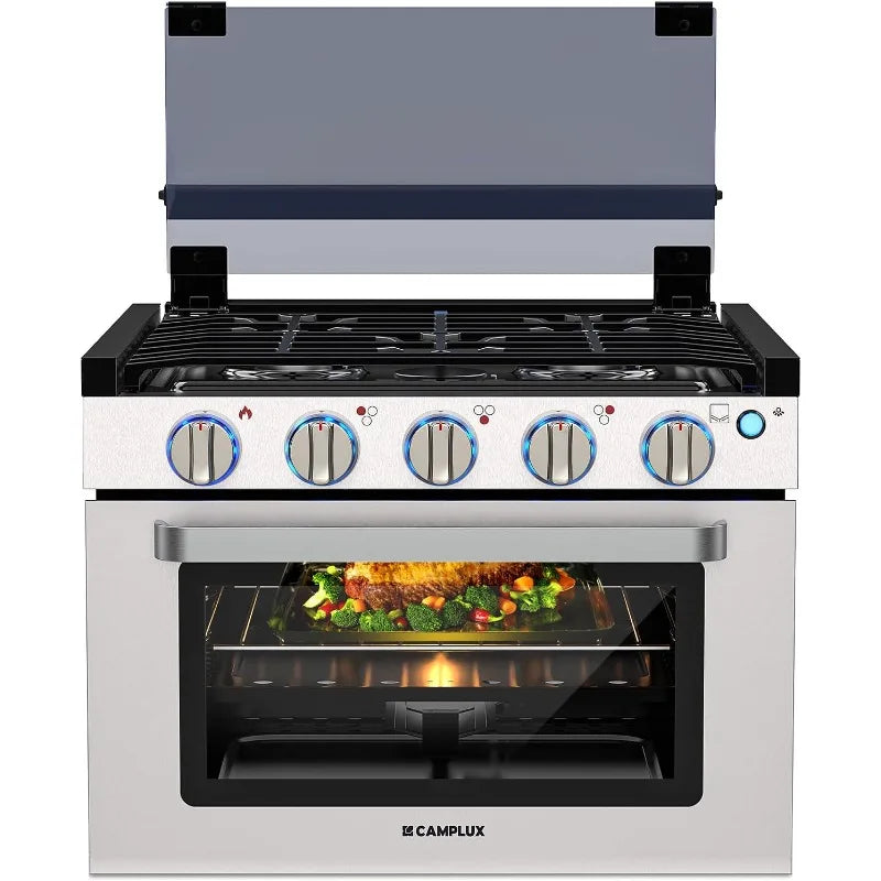 Camplux Classic RV Propane Range With Oven And 3 Burners