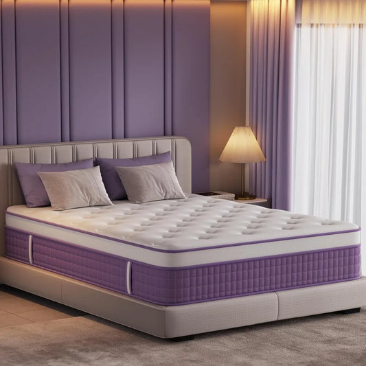 ZHUOTING Hybrid Mattress In Box Gel Memory Foam CertiPURUS