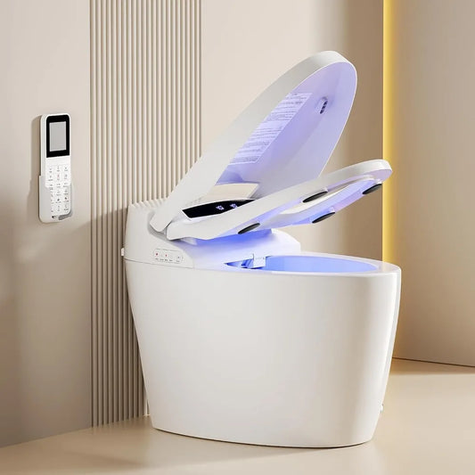 Smart Toilet With Warm Water Sprayer And Bidet Heated Seat