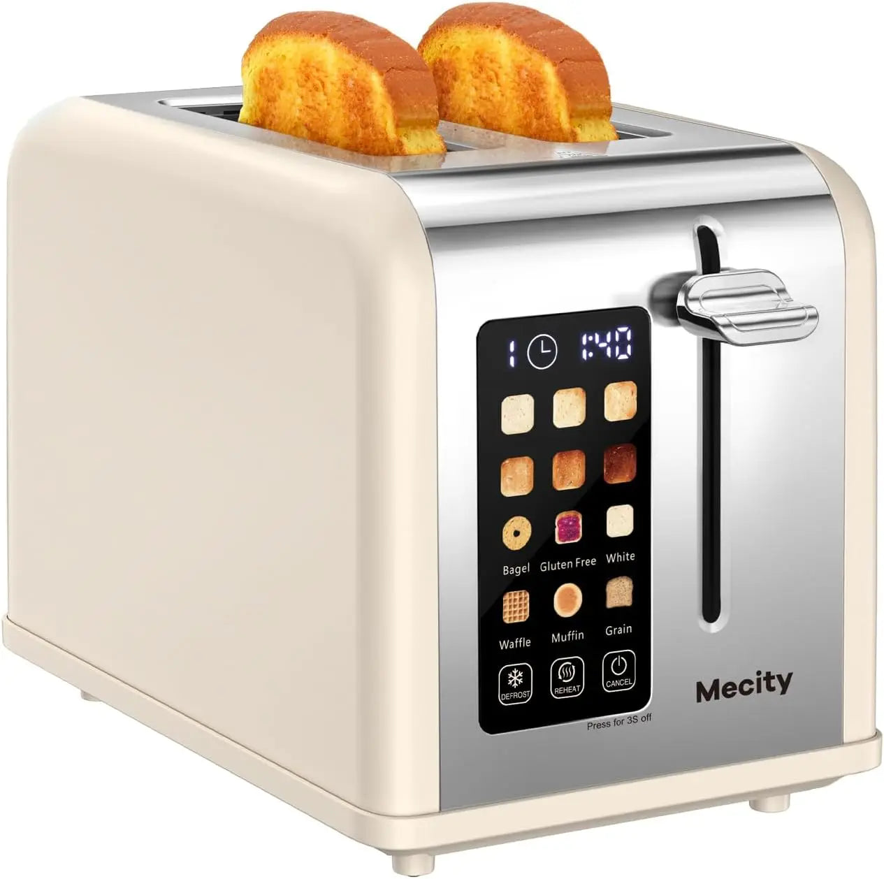Iosn Touch Screen Stainless Steel Toaster For Bagels Bread