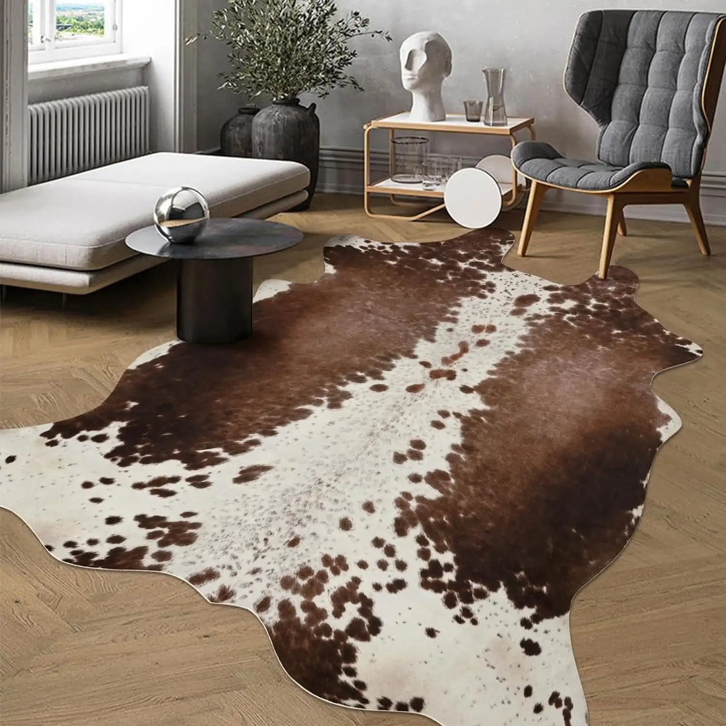 American style Animal Print Rug faux fur cowhide rug Bedroom carpet room carpet for living room rugs house decoration floor mats