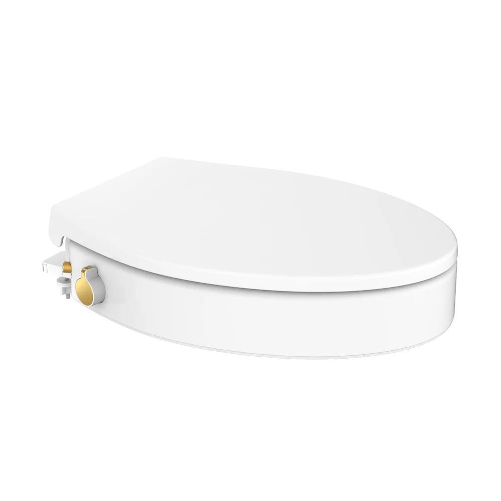 XMSJ ADA Compliant Elongated Soft Close Toilet Seat Bidet