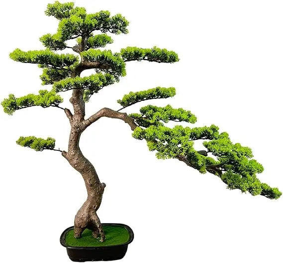 Artificial Juniper Bonsai Tree With Ceramic Pots For Home