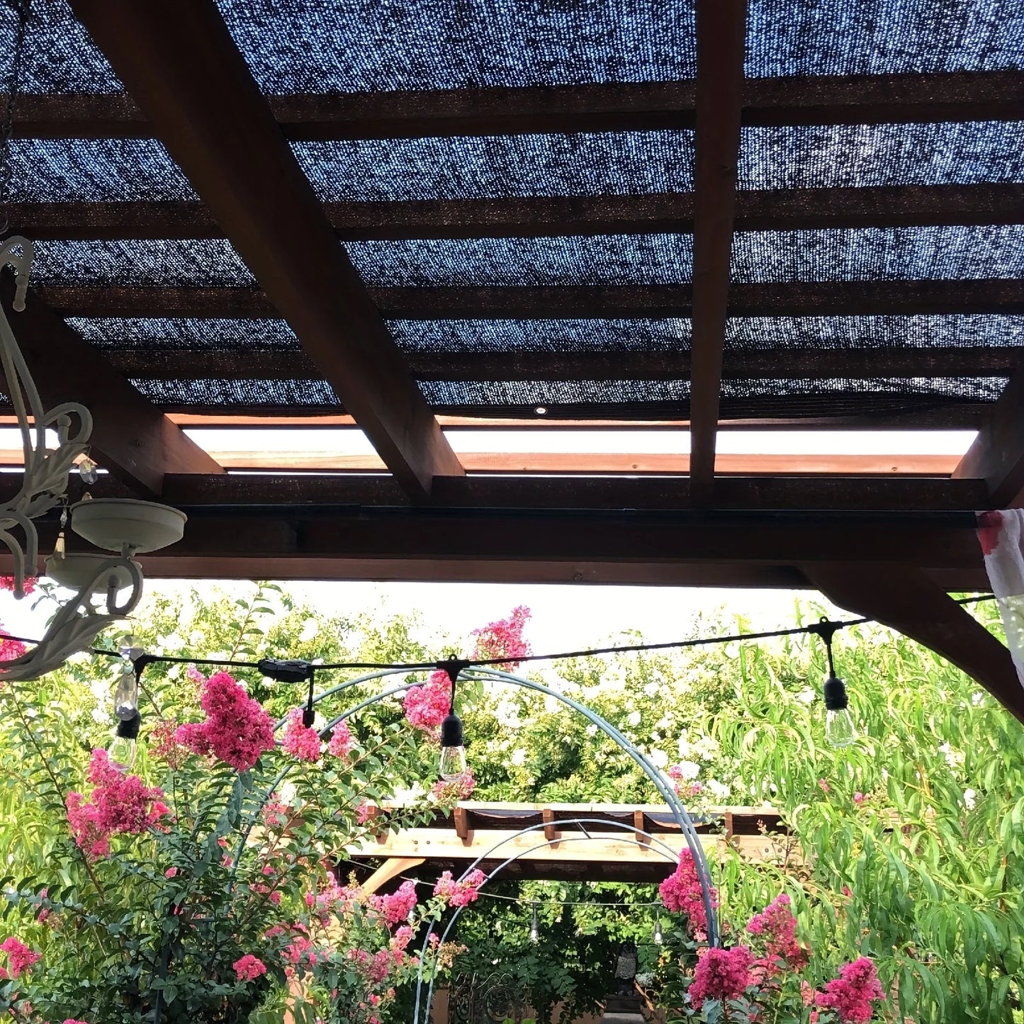 Jiujun-Black High-Density Polyethylene Sunshade Sail - Professional Anti-Uv Design, 85%, Suitable for Terrace, Pergola, Courtyar