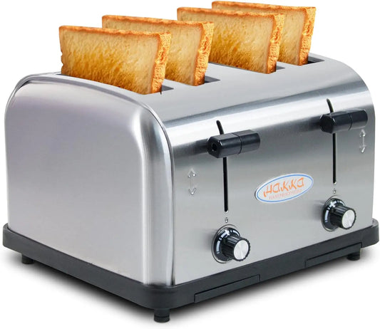 Iosn 4 Slice Stainless Steel Toaster With Auto Shut Off