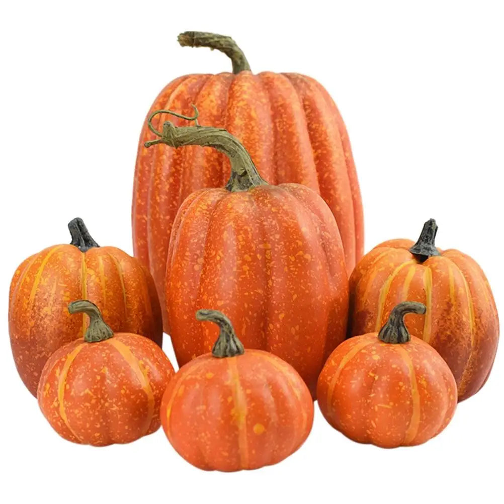 Pumpkin Decoration Simulation Pumpkin Model Artificial Pumpkin Decoration Home Table Decor for Thanksgiving and Halloween