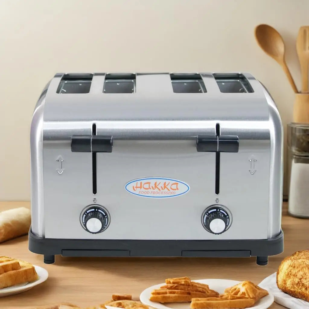 Iosn 4 Slice Stainless Steel Toaster With Auto Shut Off