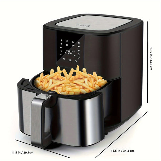 KitCook Large Air Fryer with Digital Touch Screen and Presets