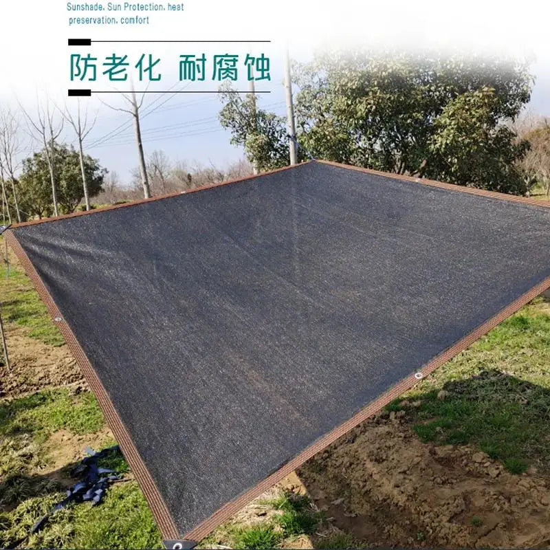 Jiujun-Black High-Density Polyethylene Sunshade Sail - Professional Anti-Uv Design, 85%, Suitable for Terrace, Pergola, Courtyar
