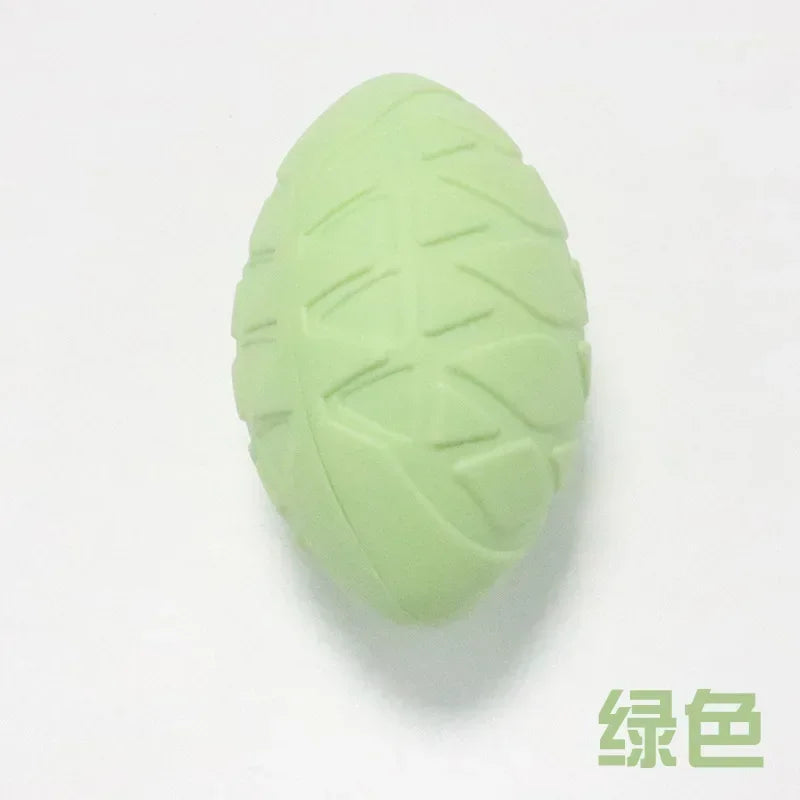 Pet Dog Ball Toy Natural Non-toxic Rubber Football Style Dog Chew Toy Cat Training Toy for Small Medium Large Dogs