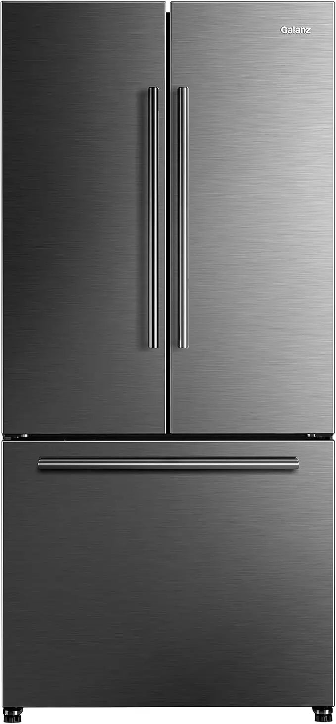 Galanz French Door Refrigerator With Ice Maker And Freezer