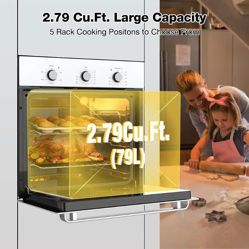 ThermoMate Five Function Electric Wall Oven ETL Certified