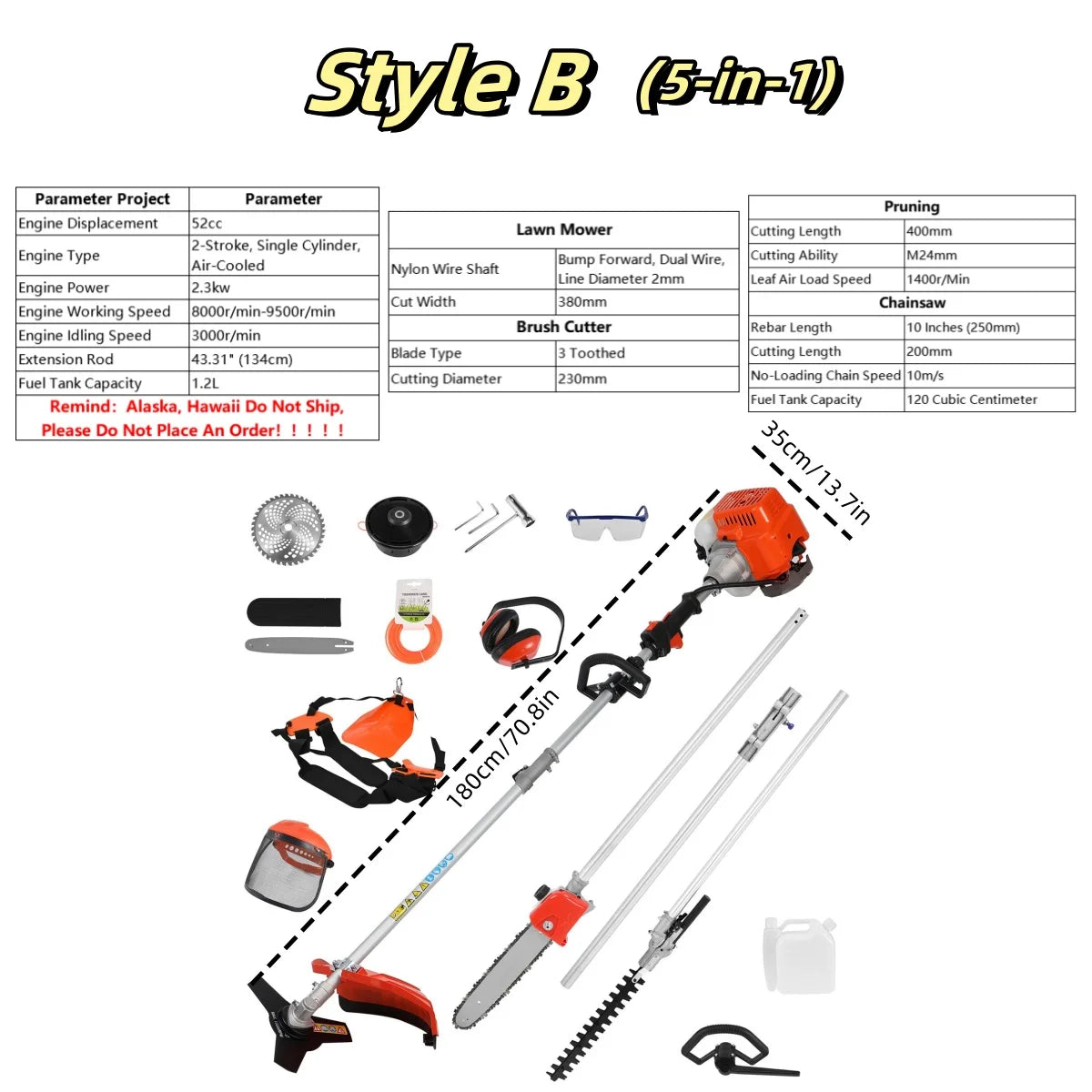 Carburetor 2200W Cordless Weed Eater 2 In 1 Trimmer