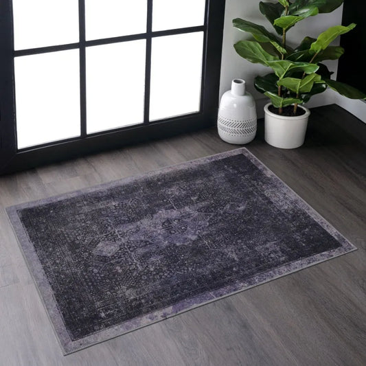 Naar 2x3 Machine Washable Area Rugs LowPile NonSlip NonShedding Foldable Kid Pet Friendly Area Rugs for living room bedroom kit