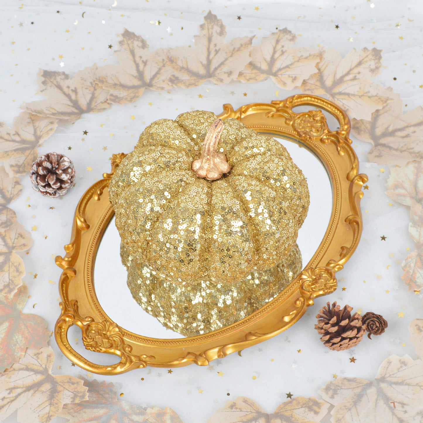 Sparkling Glitter Acorns Mini Acorn Ornaments Thanksgiving Table Decor Autumn Party Decorations Festive Favors