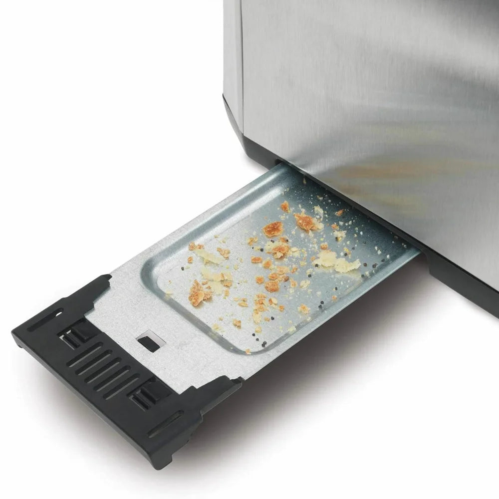XMSJ Brushed Stainless Toaster With Extra Wide Slots