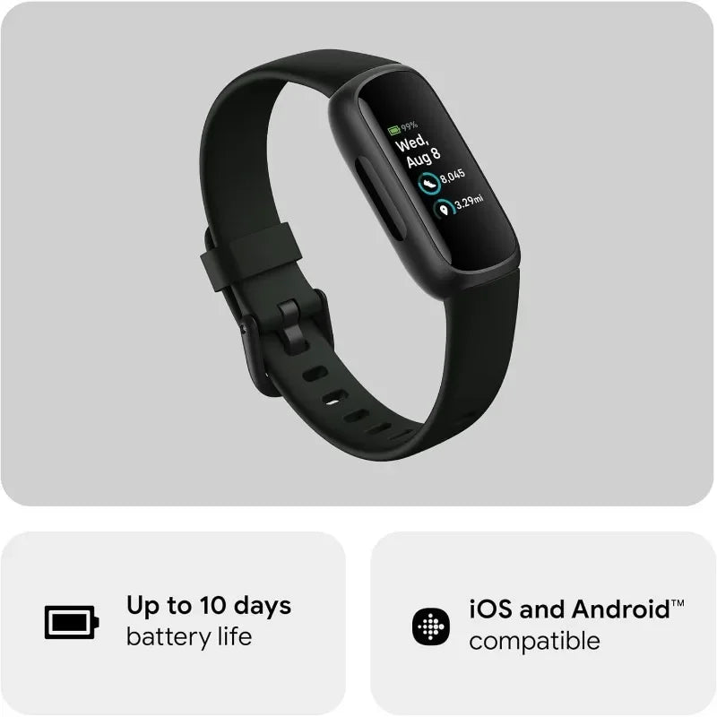 Popular.Inspire 3 Health &-Fitness-Tracker with Stress Management, Workout Intensity, Sleep Tracking, 24/7 Heart Rate and more,