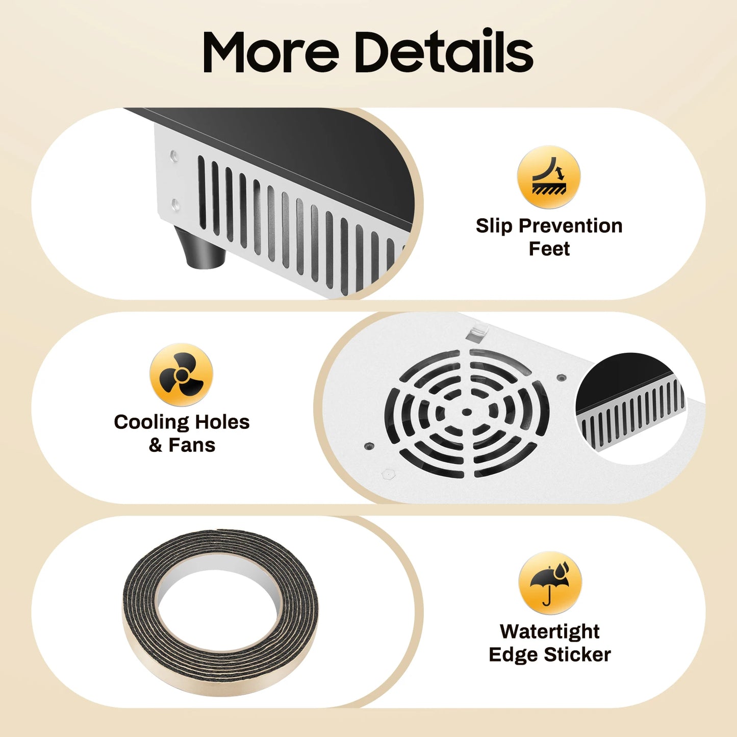 Built In Electric Cooktop With Sensor Touch Control