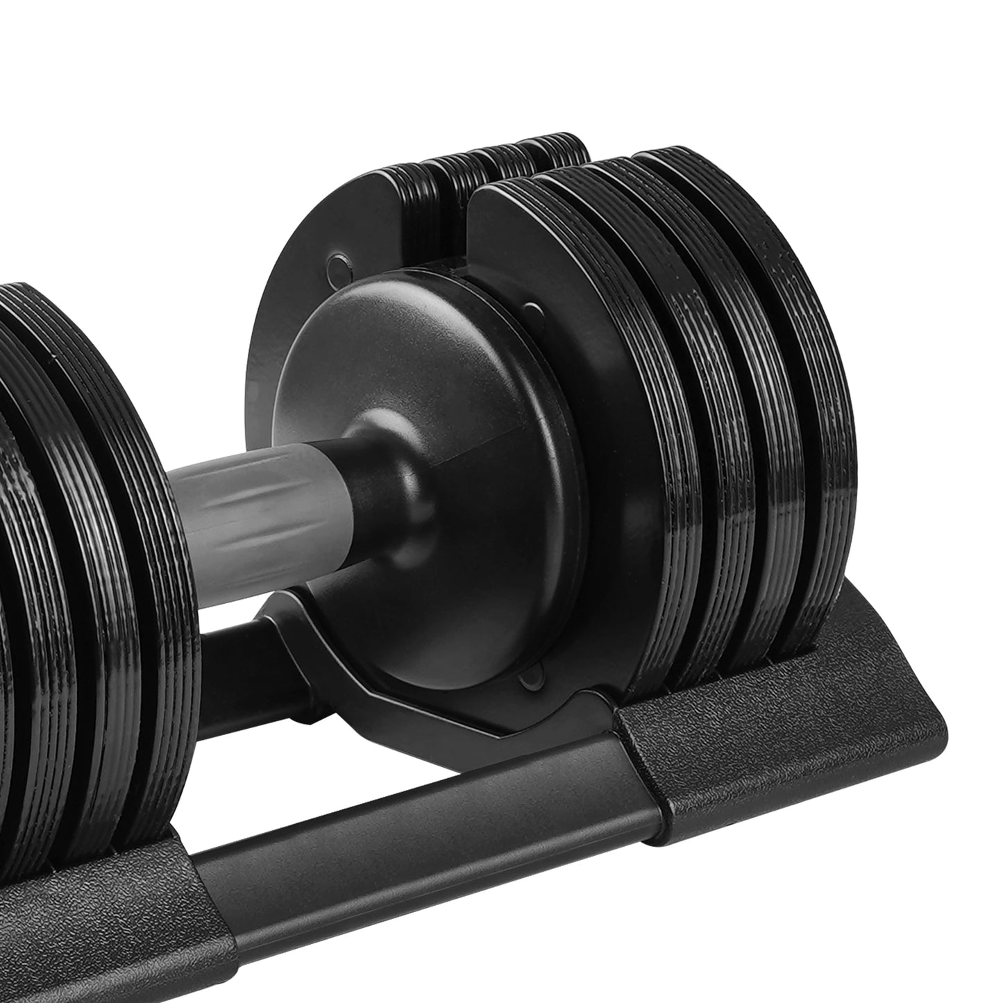 1PC Adjustable Dumbbells 52LBS Free Dumbbell Weight Adjust With Anti-Slip Handle Steel + Plastic For Full-Body Home Gym Workouts