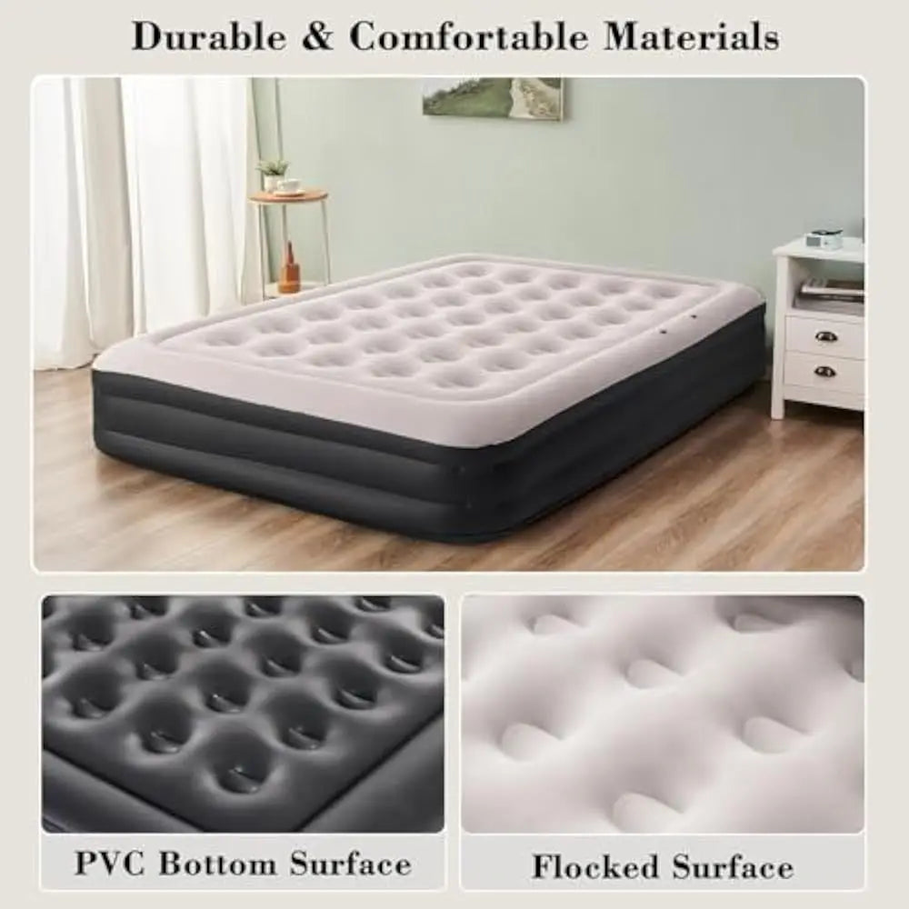 General Air Mattress With Adjustable Headboard And Pump