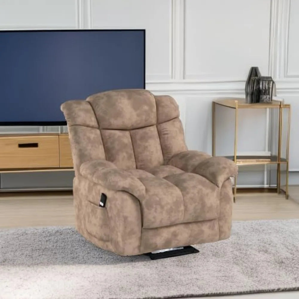 Power Lift Recliner Chair for Elderly, Heavy Duty and Safety Motion Reclining Mechanism-Antiskid Fabric Sofa Living Room
