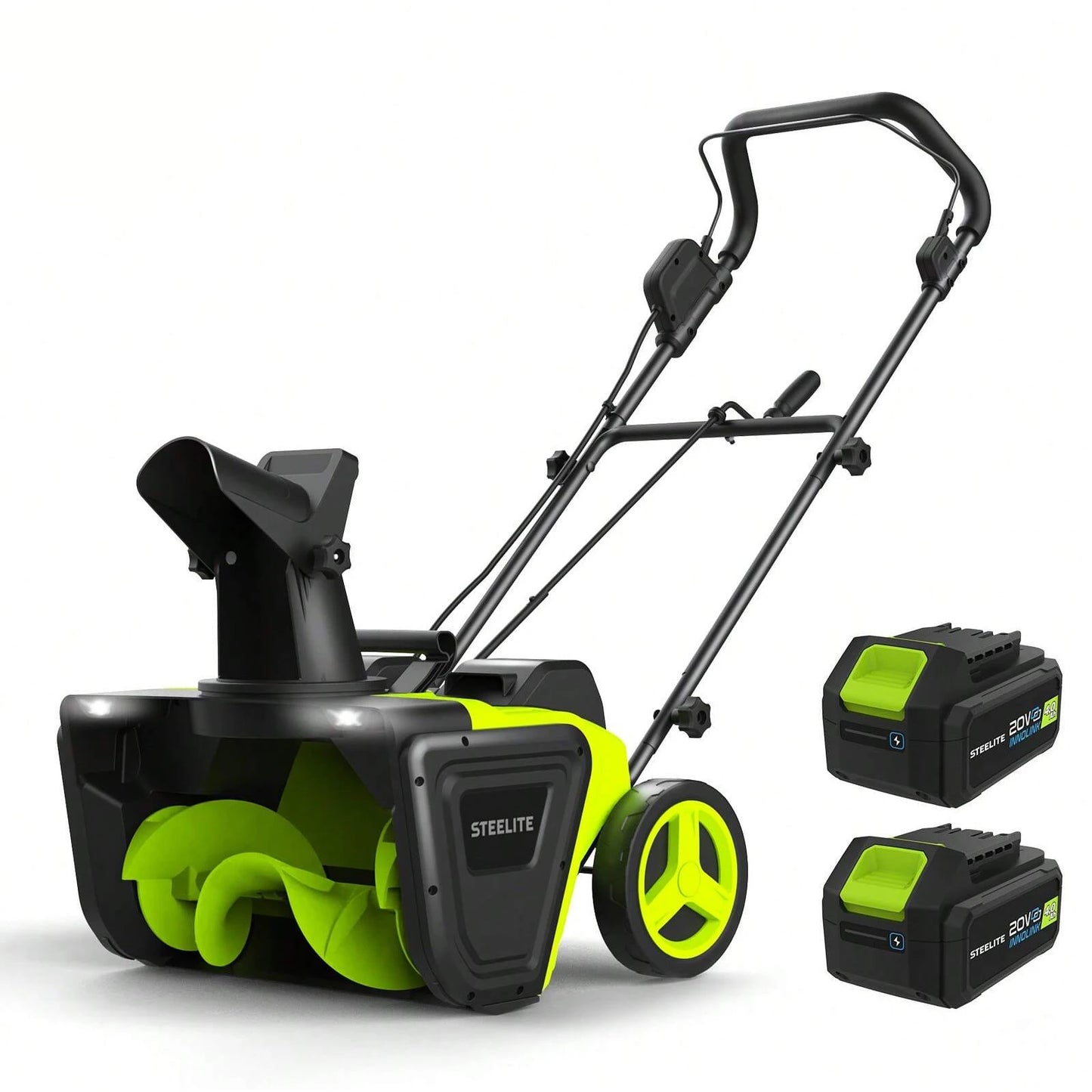 Deli Steelite 42V 20" Cordless Snow Blower – 850 Lbs/Min, Dual 4.0Ah Batteries & Charger Included – Effortless Snow Removal