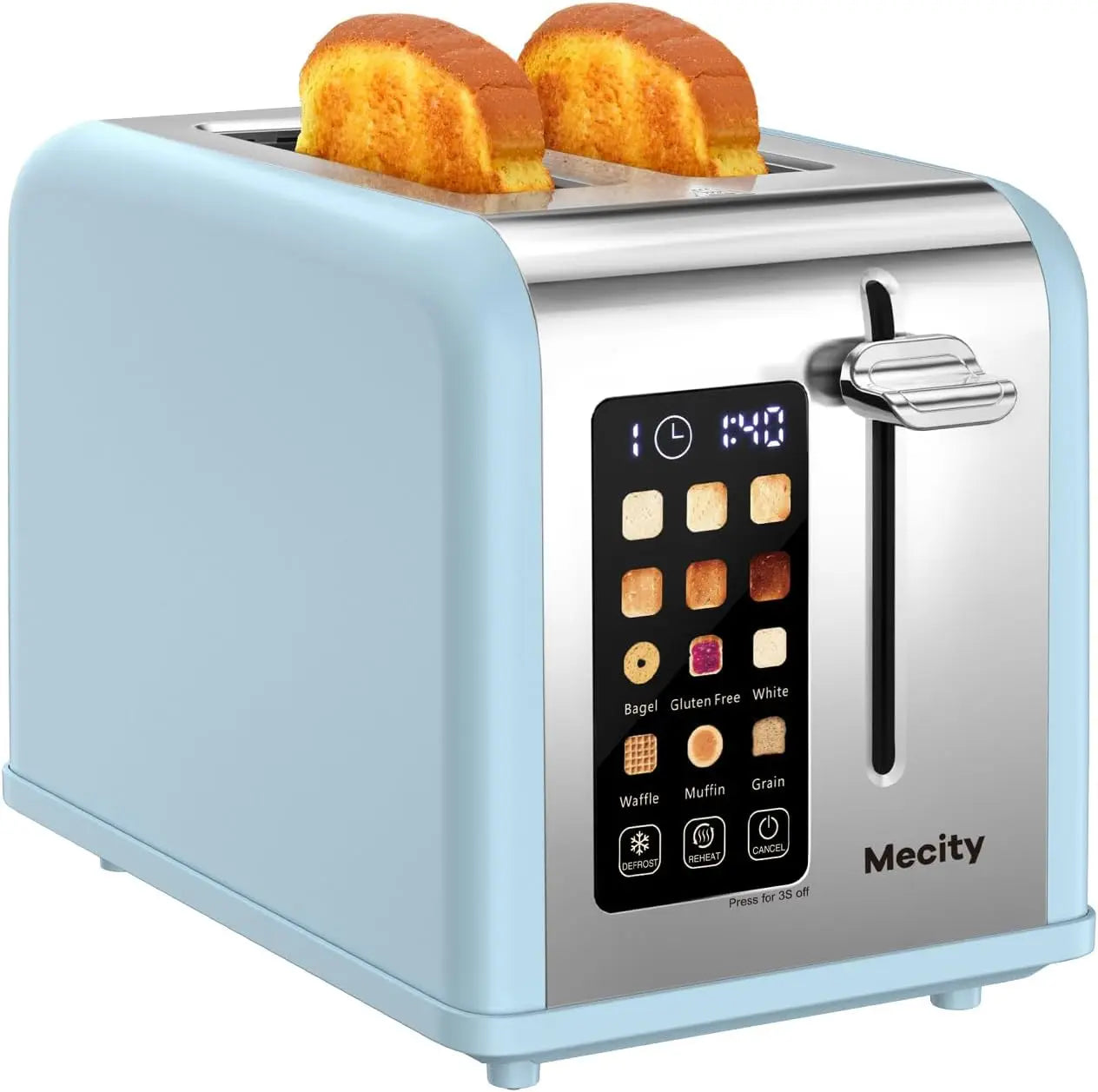 Iosn Touch Screen Stainless Steel Toaster For Bagels Bread
