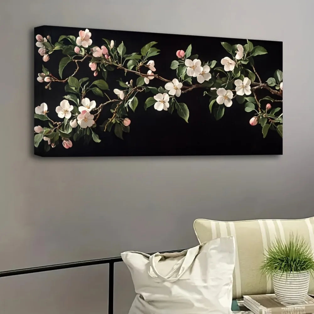 Natural Landscape Vintage Oil On Canvas Victorian Style