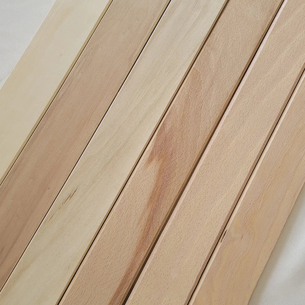 10Pcs Wooden Strip Bed Slats 53MM Width Replacement Bed Slats Slightly Curved US