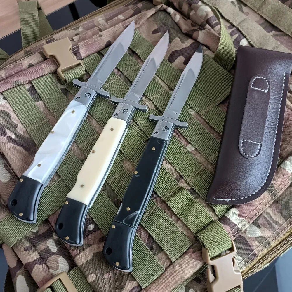 Russian Finka NKVD Outdoor Portable Folding Pocket Knives 440C Blade Utility Survival Camping Hunting Rescue Knife EDC Tools