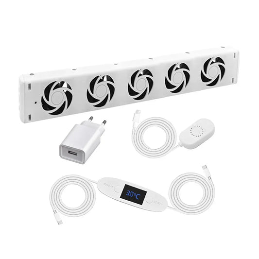 Apartment Heating Fireplace Cooling Fan Automatic Fan Heater Automatic Thermostat Easy To Install Energy-saving Unpowered Fan