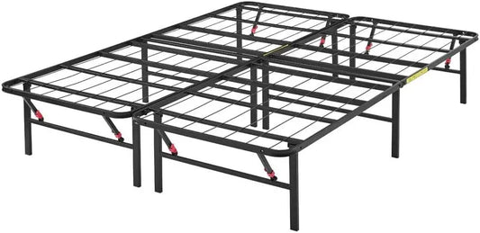 Metal Bed Frame With Storage And Foldable Platform 14 Inch