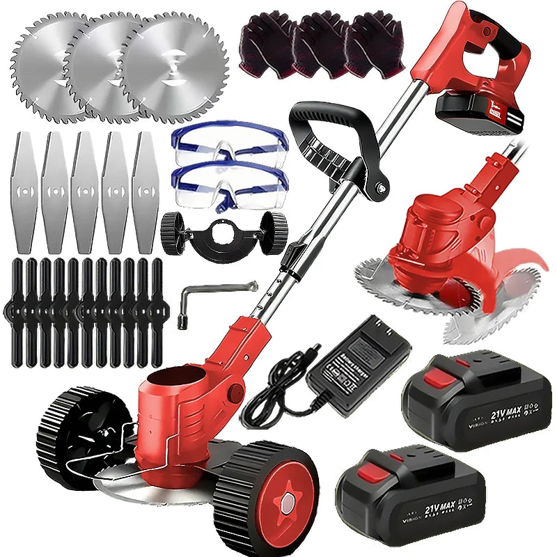 Wireless Portable Weed Trimmer With Dual Lithium Batteries