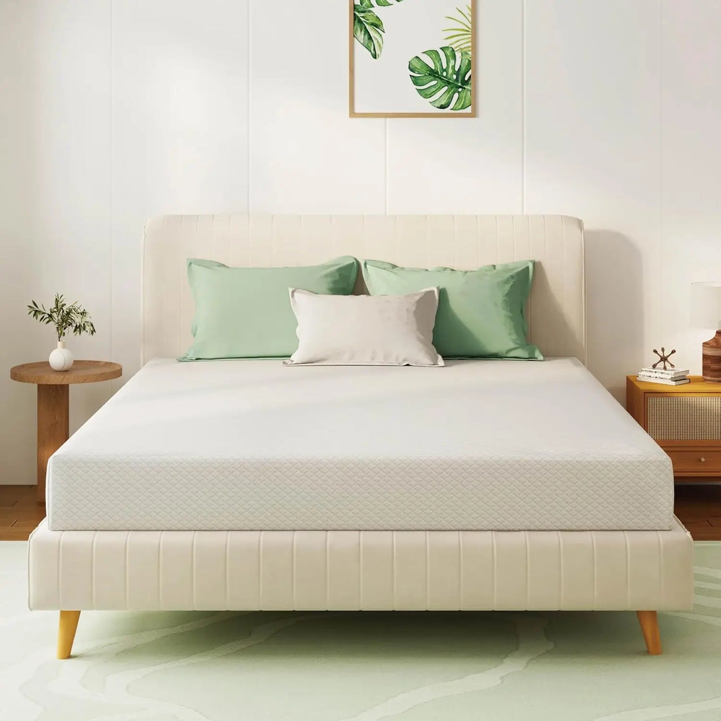 Sichuan Green Tea Memory Foam Mattress for Cool Sleep Relief
