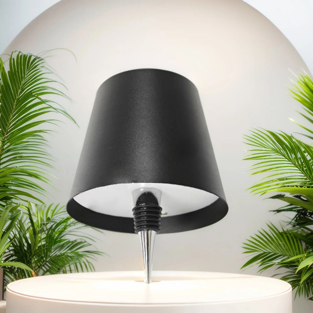 Cordless Dimmable Touch Control Portable Desk Lamp USB Rechargeable with Unique Bottle Design for Home and Bar