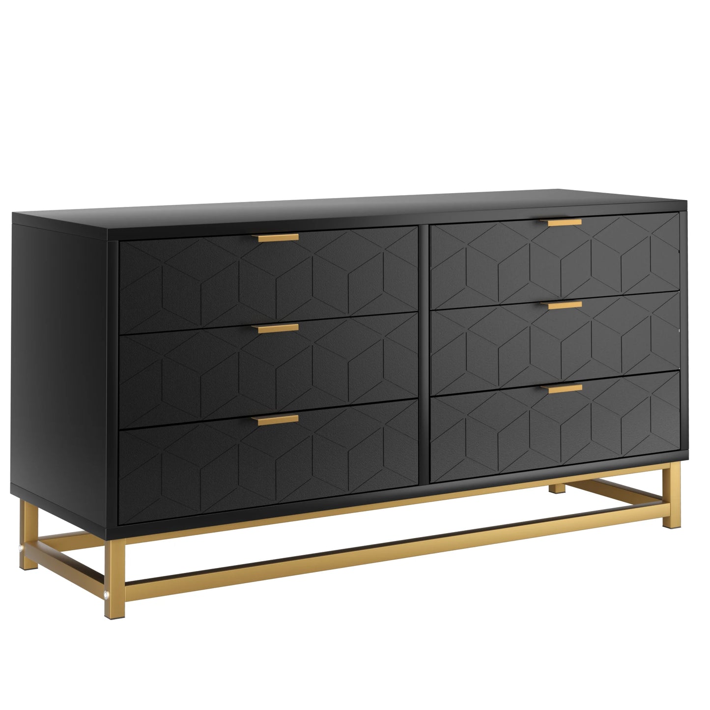 Studyset Dresser With 6 Drawers Minimalist Modern Bedroom