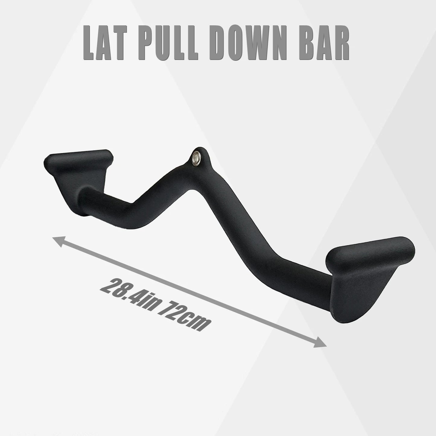 Lat Pull Down Bar T bar Row Attachment，V Bar Tricep Lat Pulldown Attachments, Back Strength Training Bar for Home Gym Exercise C