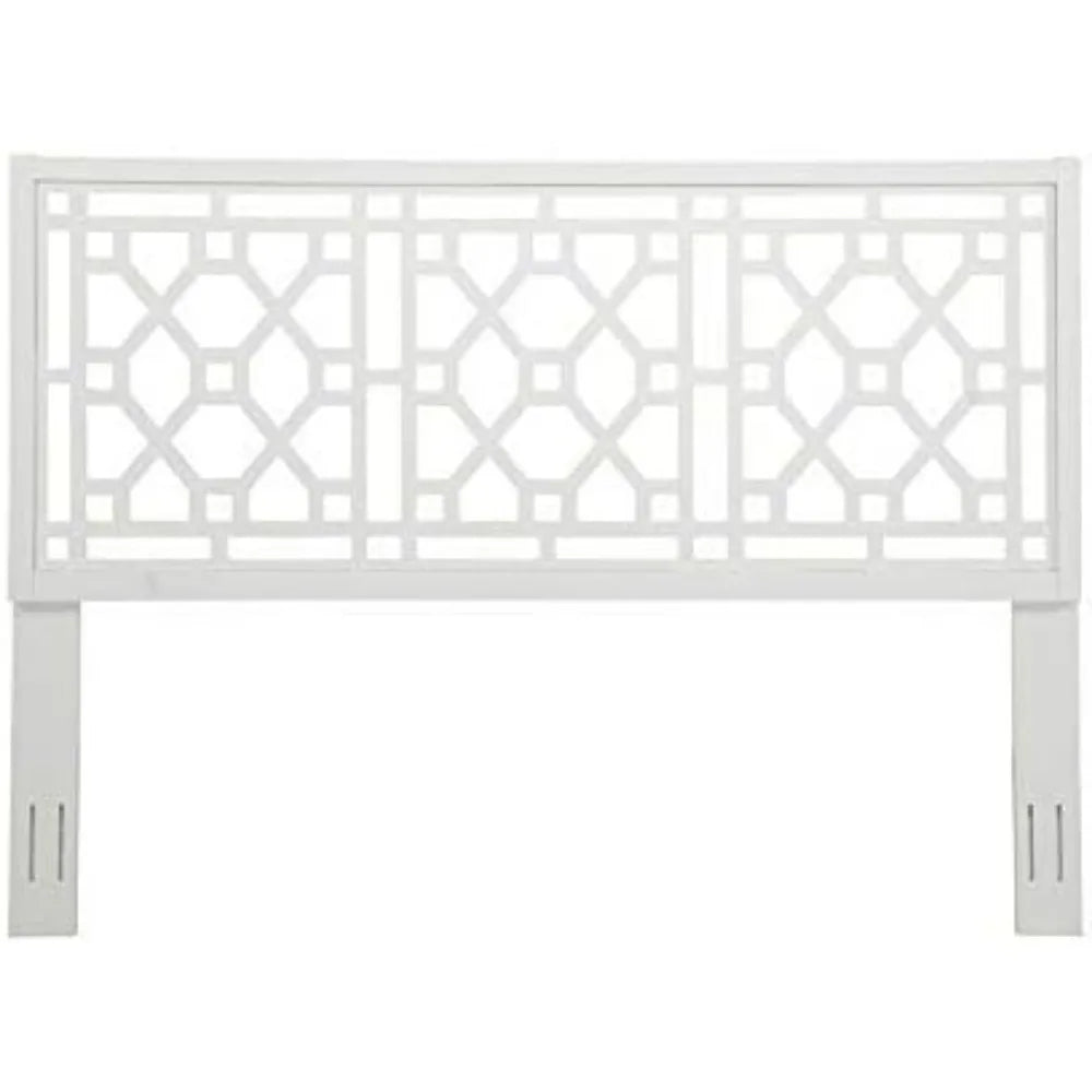 Thomas Chippendale Adjustable Height Headboard -Queen/Full Crafted from durable solid Poplar and MDF Chippendale inspired design