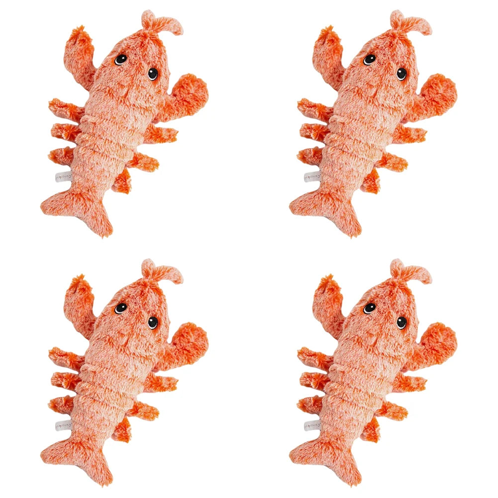 Moving Puppy Chew Toys Floppy Lobster Interactive Dog Toy Interactive Dog Toys To Keep Them Busy for Medium Dogs Teething