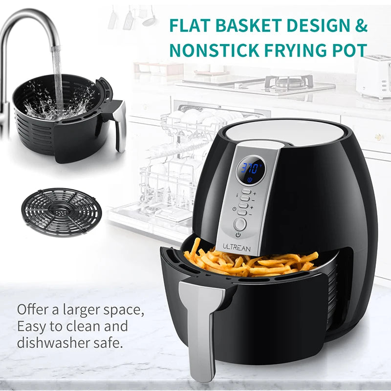Ultrean Air Fryer Electric Hot Fryer for Healthy Cooking