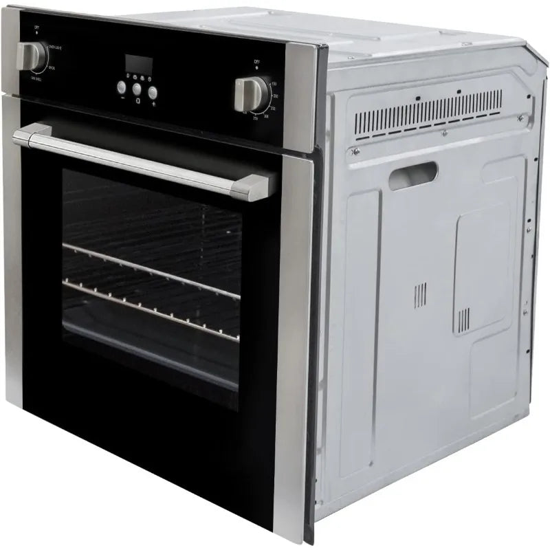 Magic Chef 24-Inch Built-In Electric Single Wall Oven, Stainless Steel, 2.2 Cu. Ft. - Kitchen Appliance with Programmable