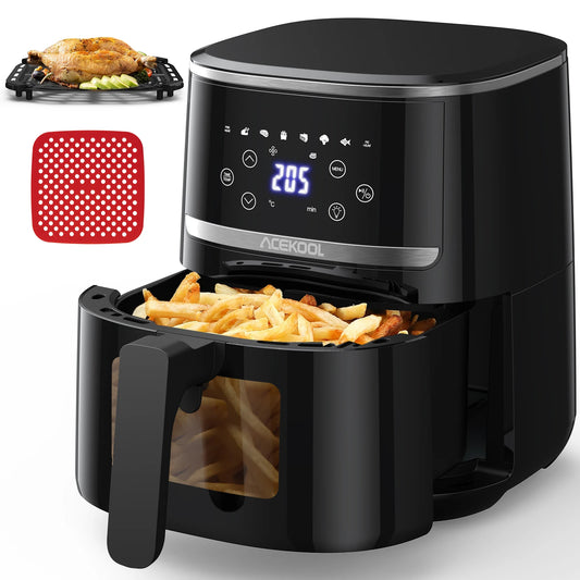 Digital Air Fryer Toaster Oven Combo With 8 Cooking Presets