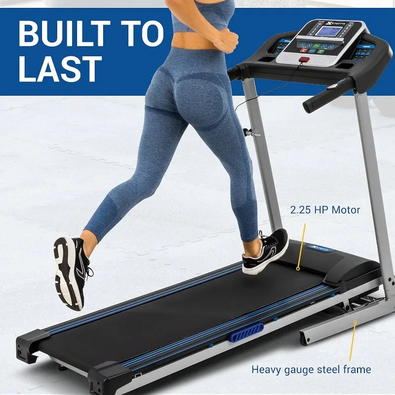 XTERRA Fitness Premium Folding Smart Treadmill, Compact Design, 250+ LB Weight Capacity, Powerful Motor