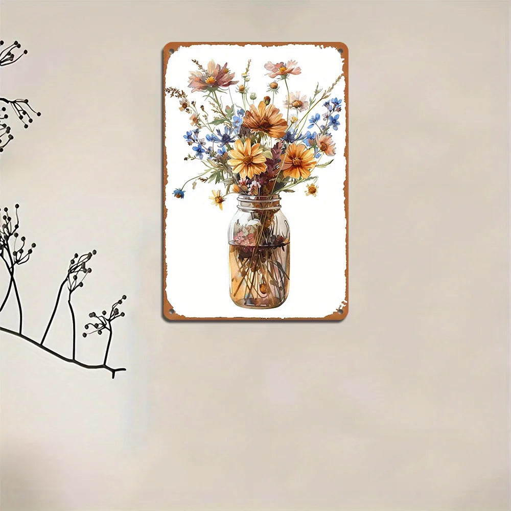 Retro Tin Painting Iron Sign For Home And Office Decor