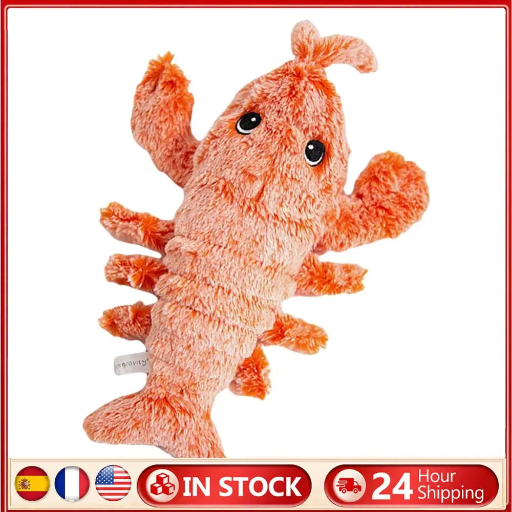 Moving Puppy Chew Toys Floppy Lobster Interactive Dog Toy Interactive Dog Toys To Keep Them Busy for Medium Dogs Teething