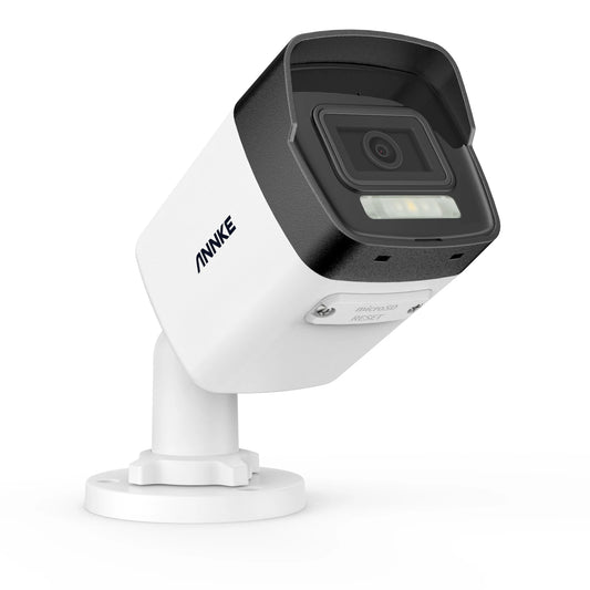 Annke 6K Dual Light Audio Fixed Bullet Camera Human Vehicle Detection 12MP HD IP Security Camera Poe 256G SD Storage ONVIF IP67