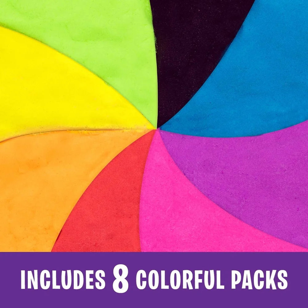Colorful Playfoam Sand 8 Pack Sensory Toy Kids Ages 3 and Up Ideal Fine Motor Skill Development Creative Play and Sensory Bins