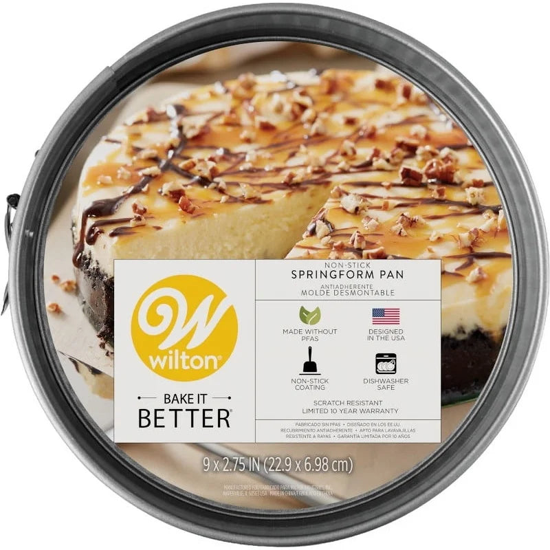 Bake It Better Non Stick Springform Pan Removable Bottom