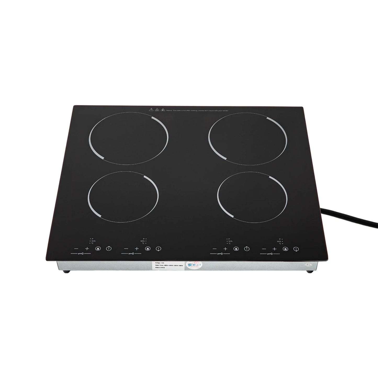 Built In Electric Cooktop With Sensor Touch Control