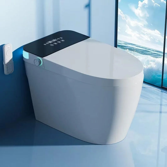 Smart Tankless Toilet With Heated Bidet And Auto Flush